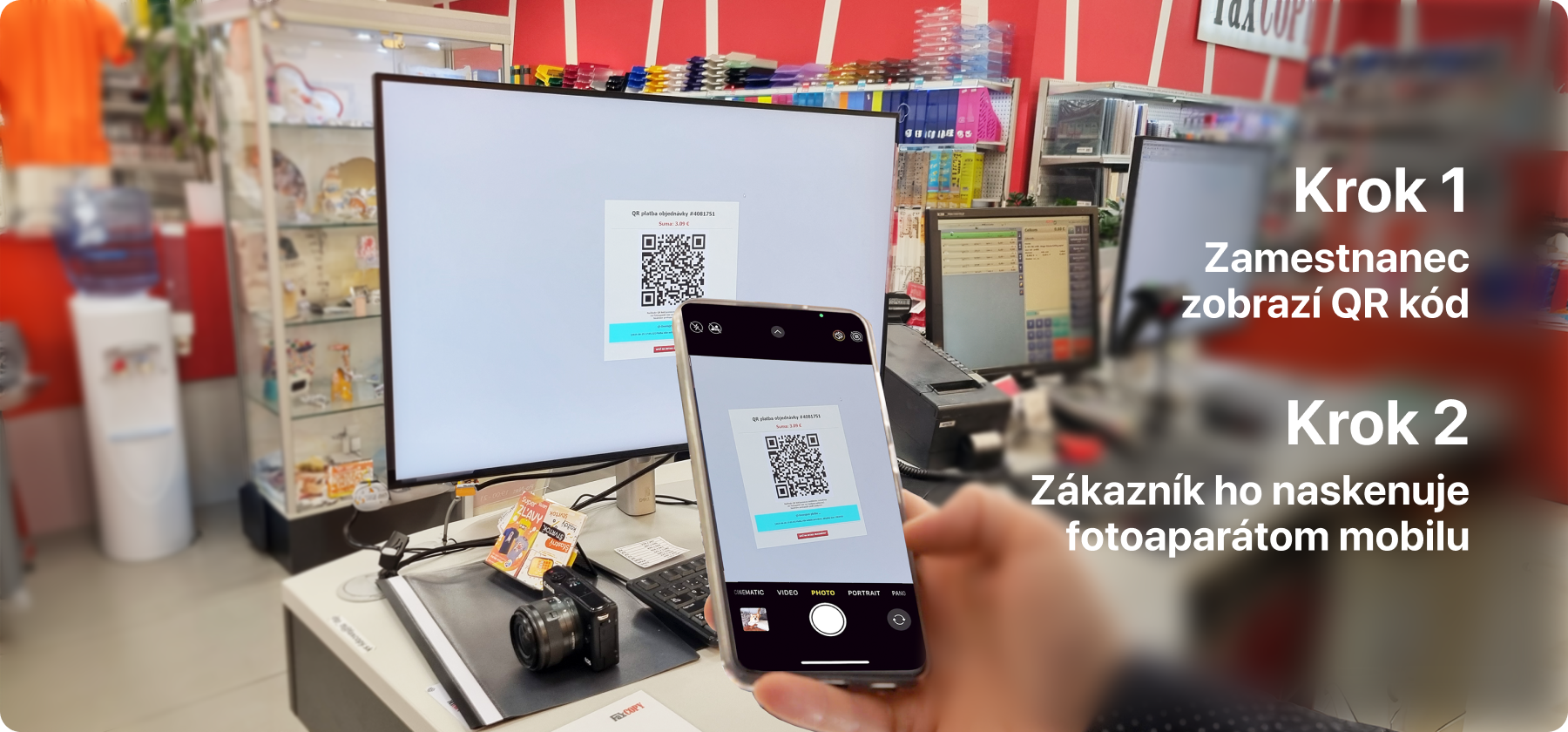 QR Platby v predajniach a e-shope FaxCOPY – vyskúšajte, neoľutujete