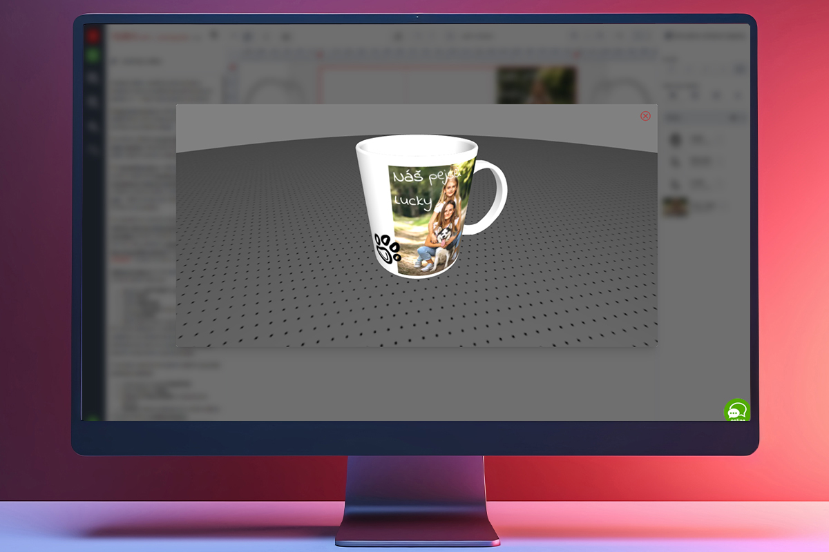 Průvodce novým 3D editorem pro hrníčky s vlastním potiskem