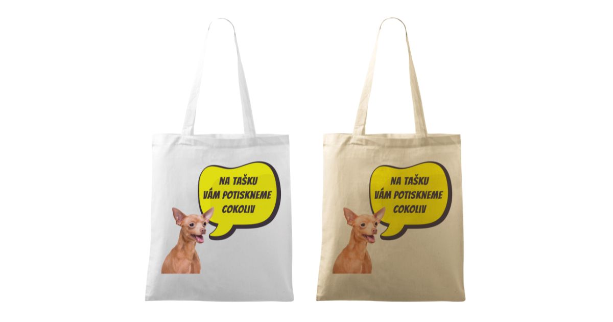 plátěnná taška s vlastním potiskem