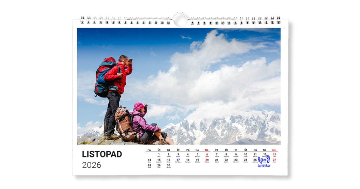 kalendář z vlastních fotek