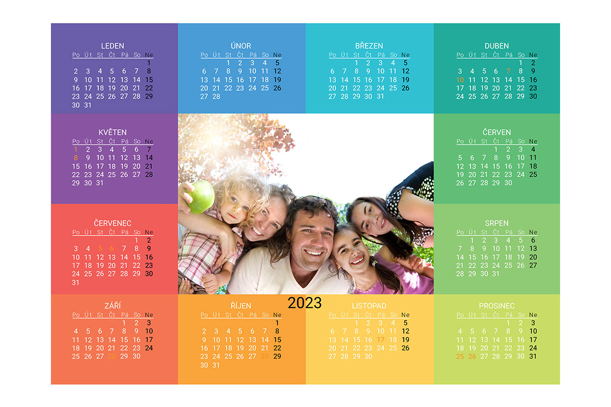 kalendář poster