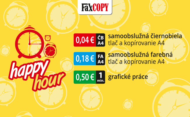 Happy hour vo FaxCOPY