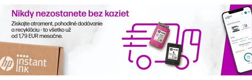 NOVINKA – HP Instant Ink, už nikdy nezostanete bez atramentových kaziet