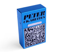 krabička na cigarety s potlačou
